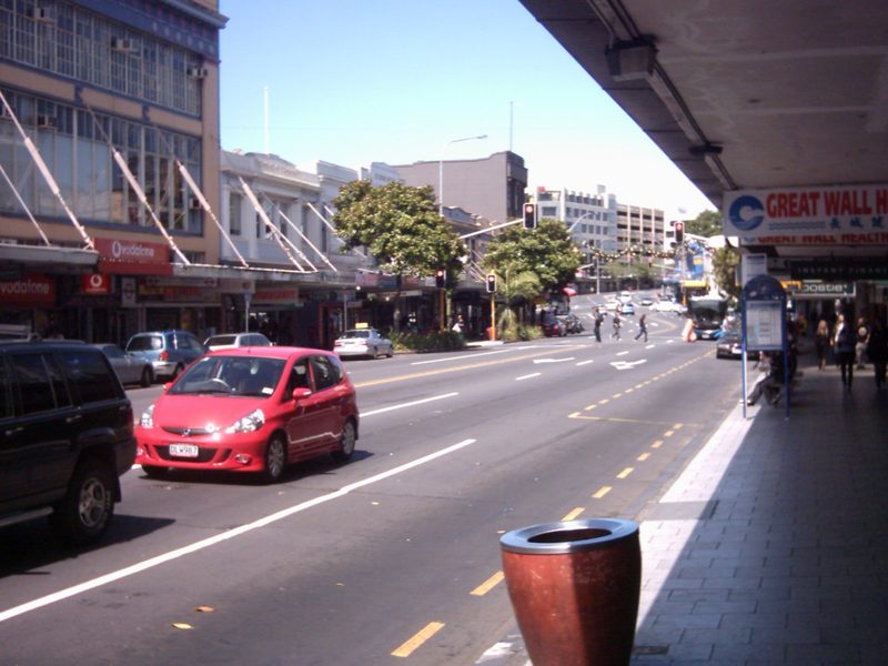 Karangahape Road, Auckland, looking east