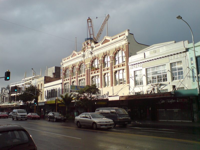 K Road on a rainy day