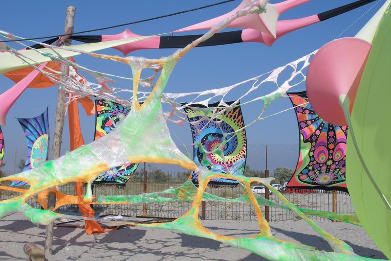 A psytrance party at Kazantip, Crimea, 2006